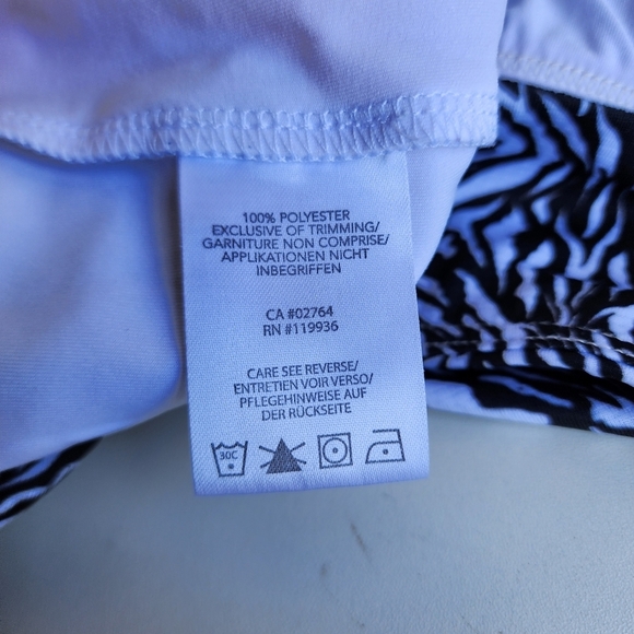 Mimosa Women's Black White Pink Golf Skirt Zebra Print Skort Stretch Sz M - Picture 4 of 11